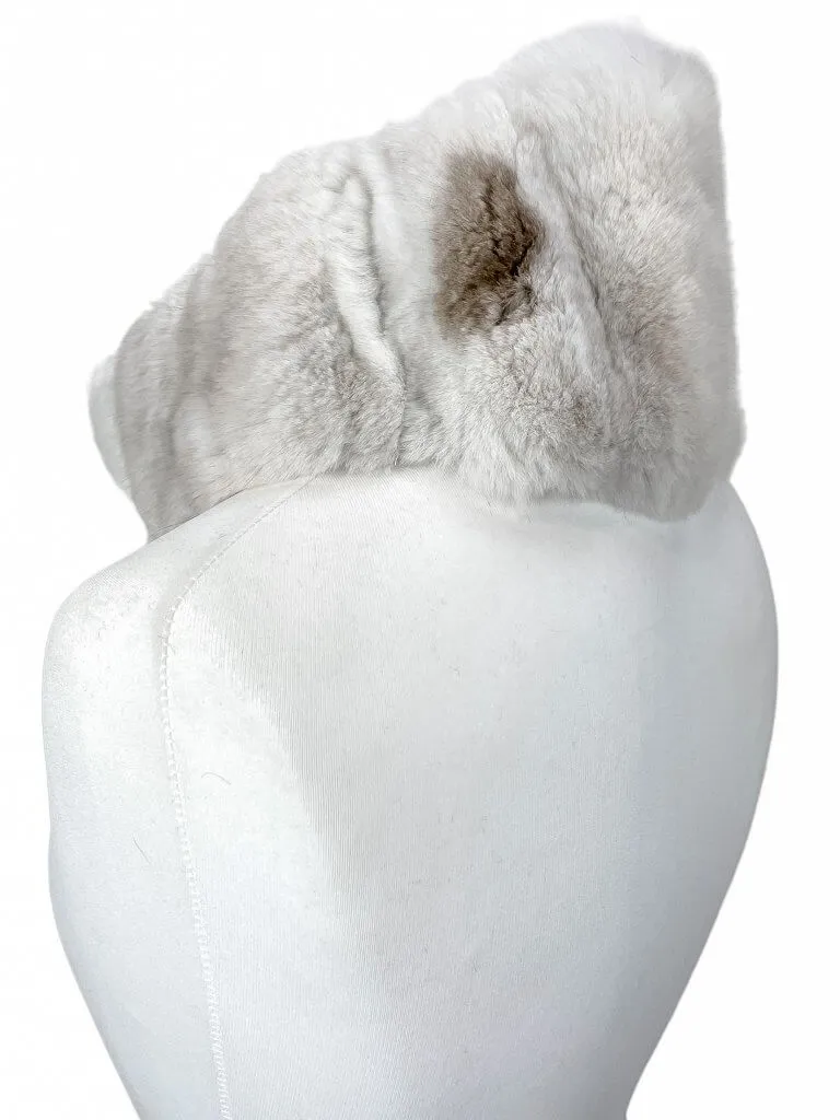 Cream Chinchilla Fur Collar