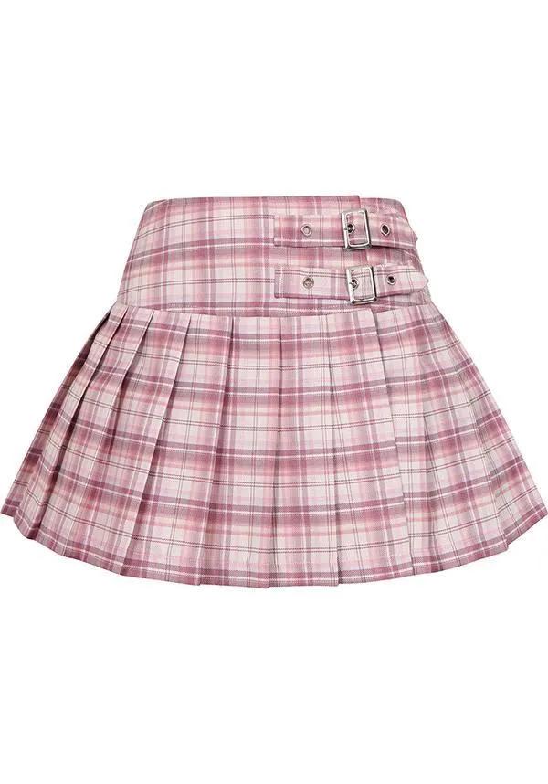 Darkdoll [Pink/White] | MINI SKIRT