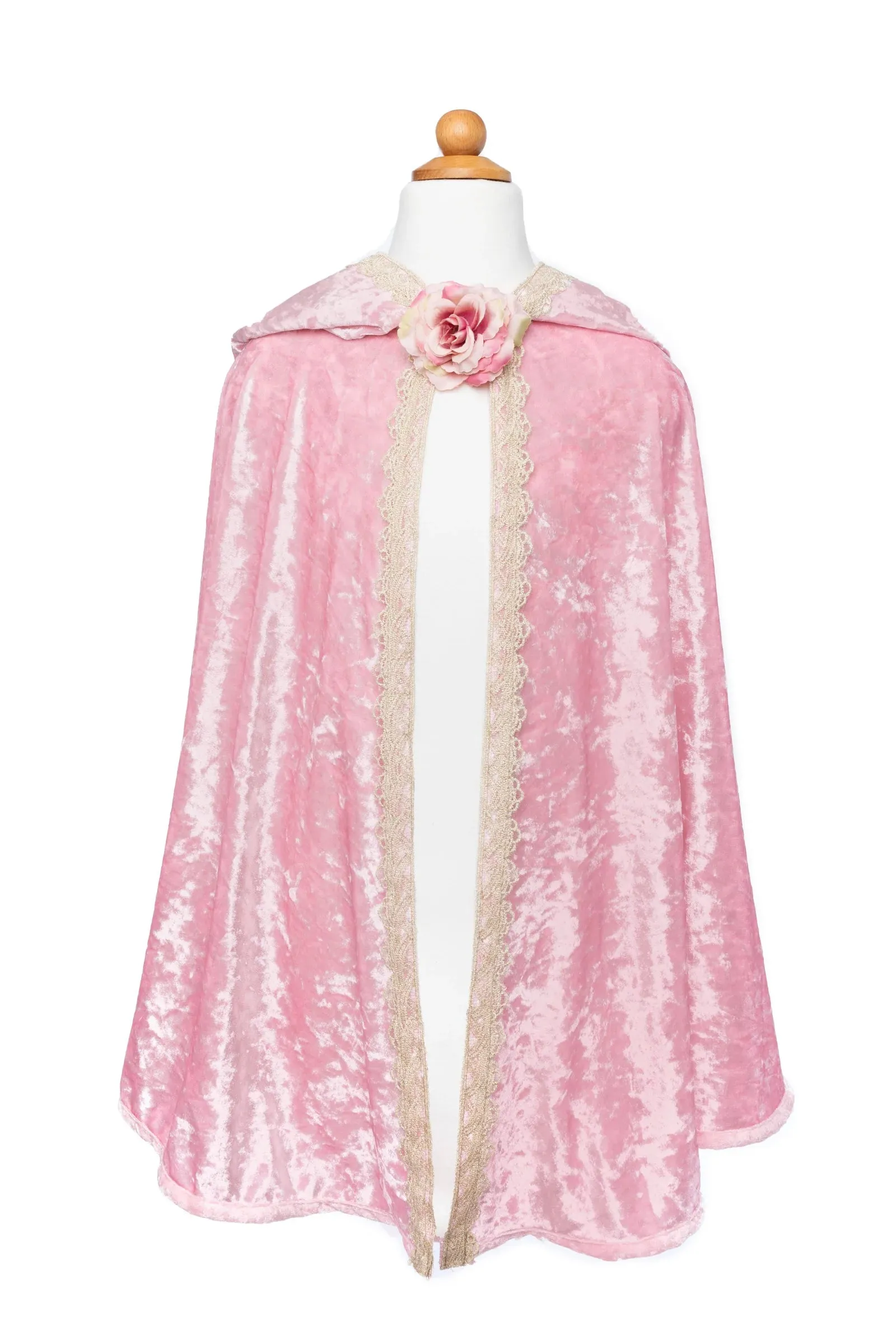 Deluxe Pink Princess Cape, Size 3-4