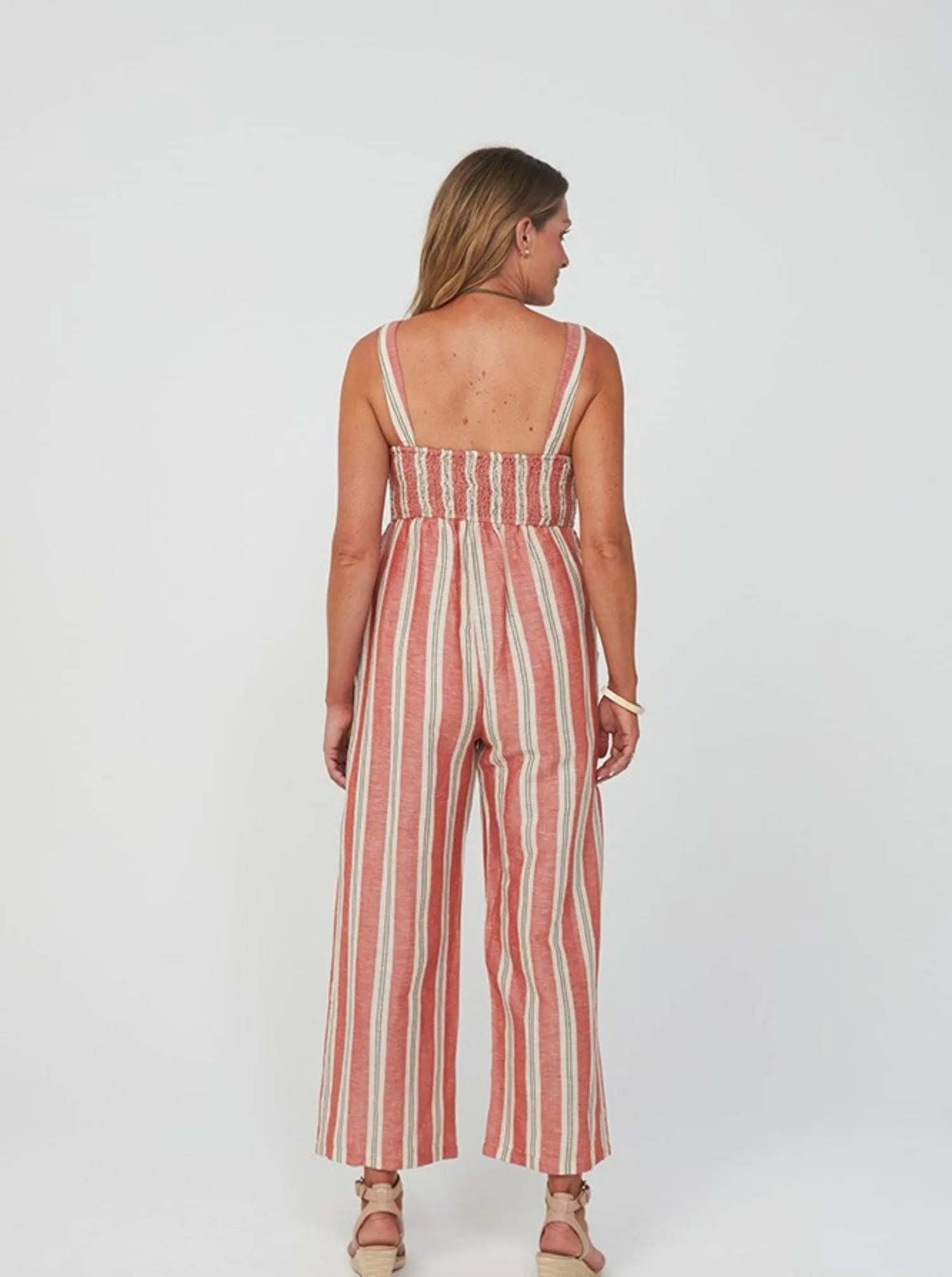 DERBY Jumpsuit | Red Stripe