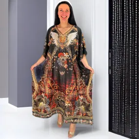 Diva in Roses Maya kaftan 14-28