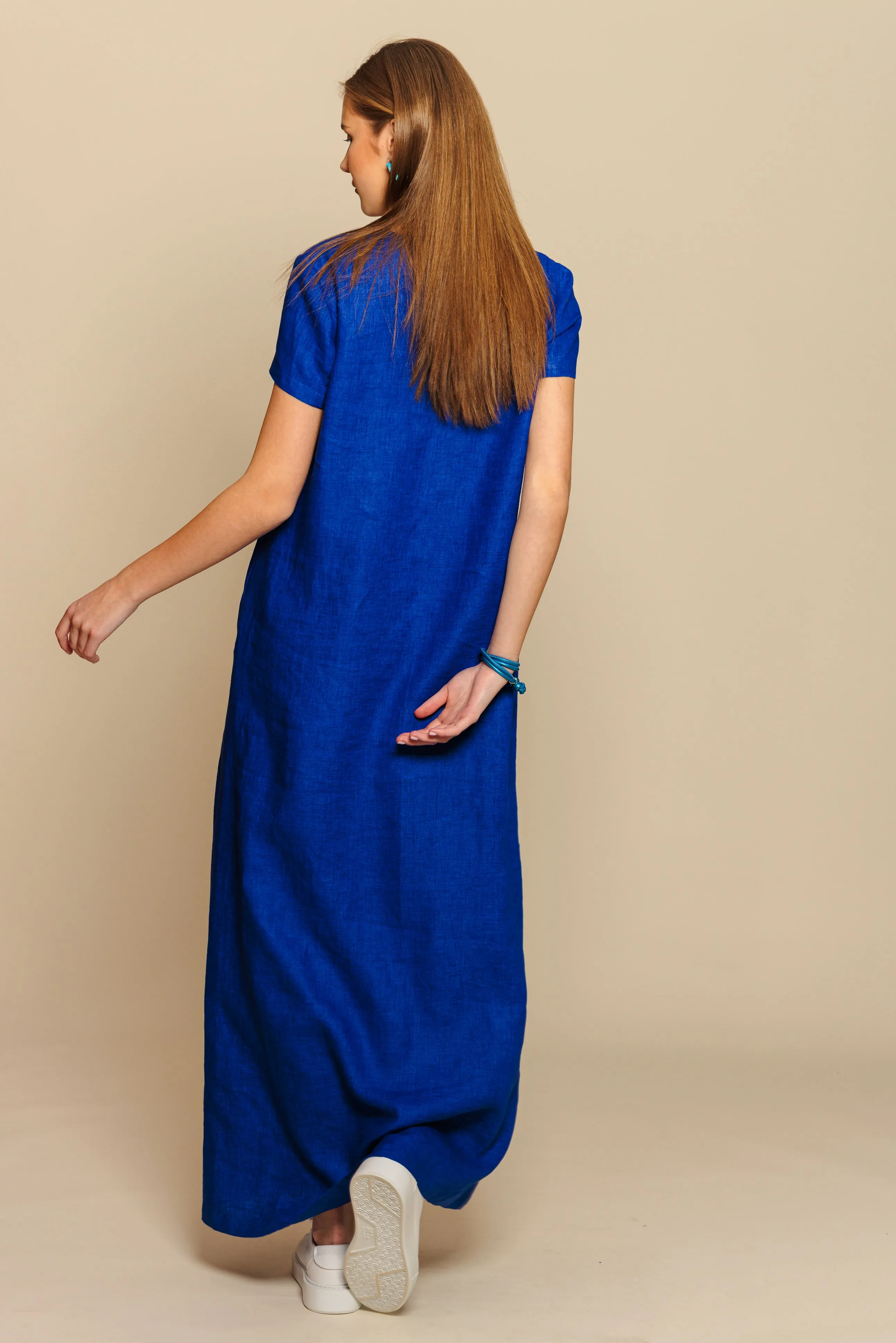 Dress "MAYA MAXI" / Linen by Solbiati