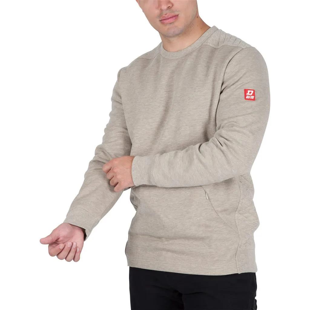 DURADRIVE RED LABEL WEEKEND QUILTED THERMAL CREW NECK L/S TOP