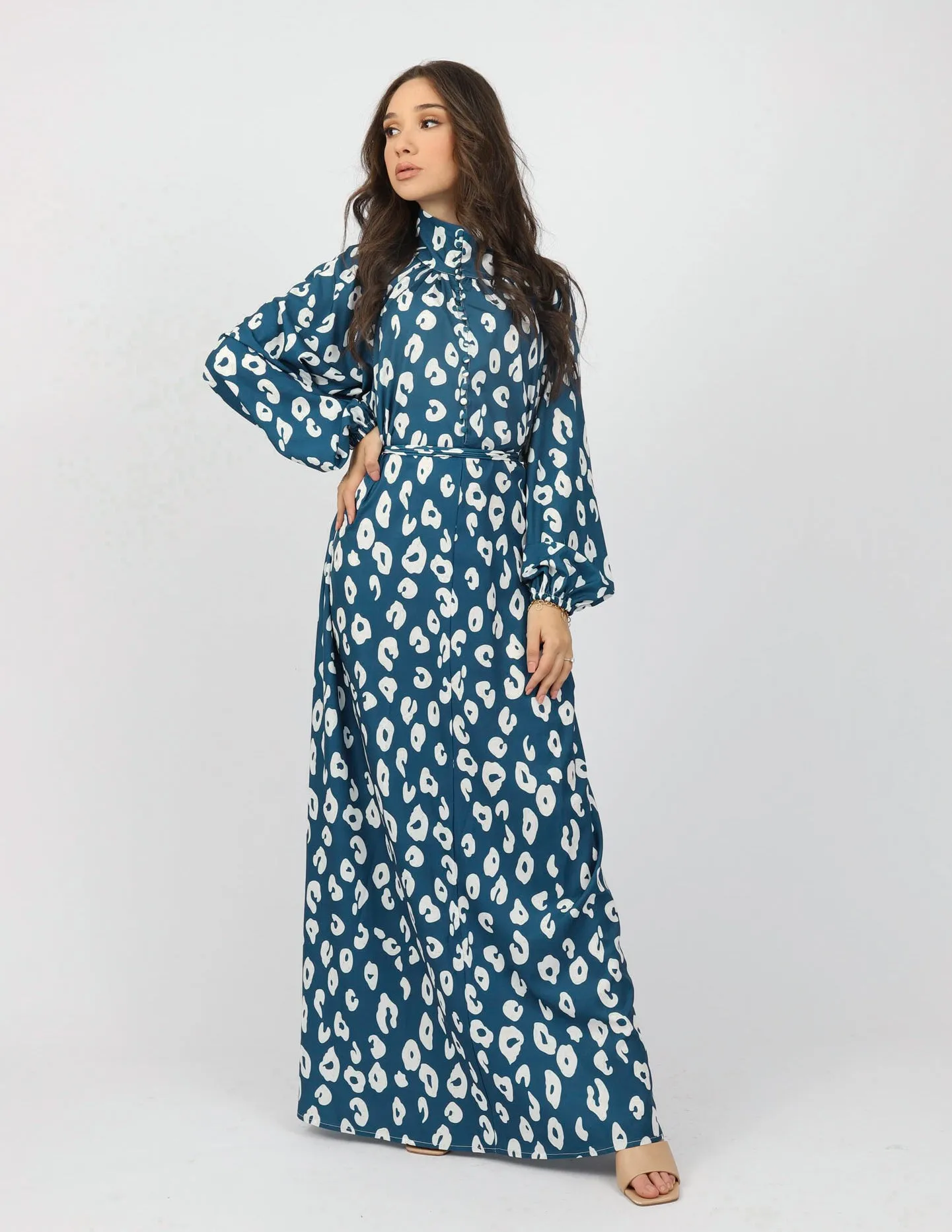 Elaine Maxi Dress - Ocean Blue