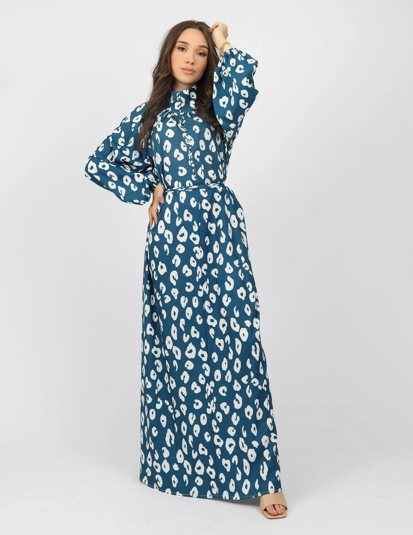 Elaine Maxi Dress - Ocean Blue