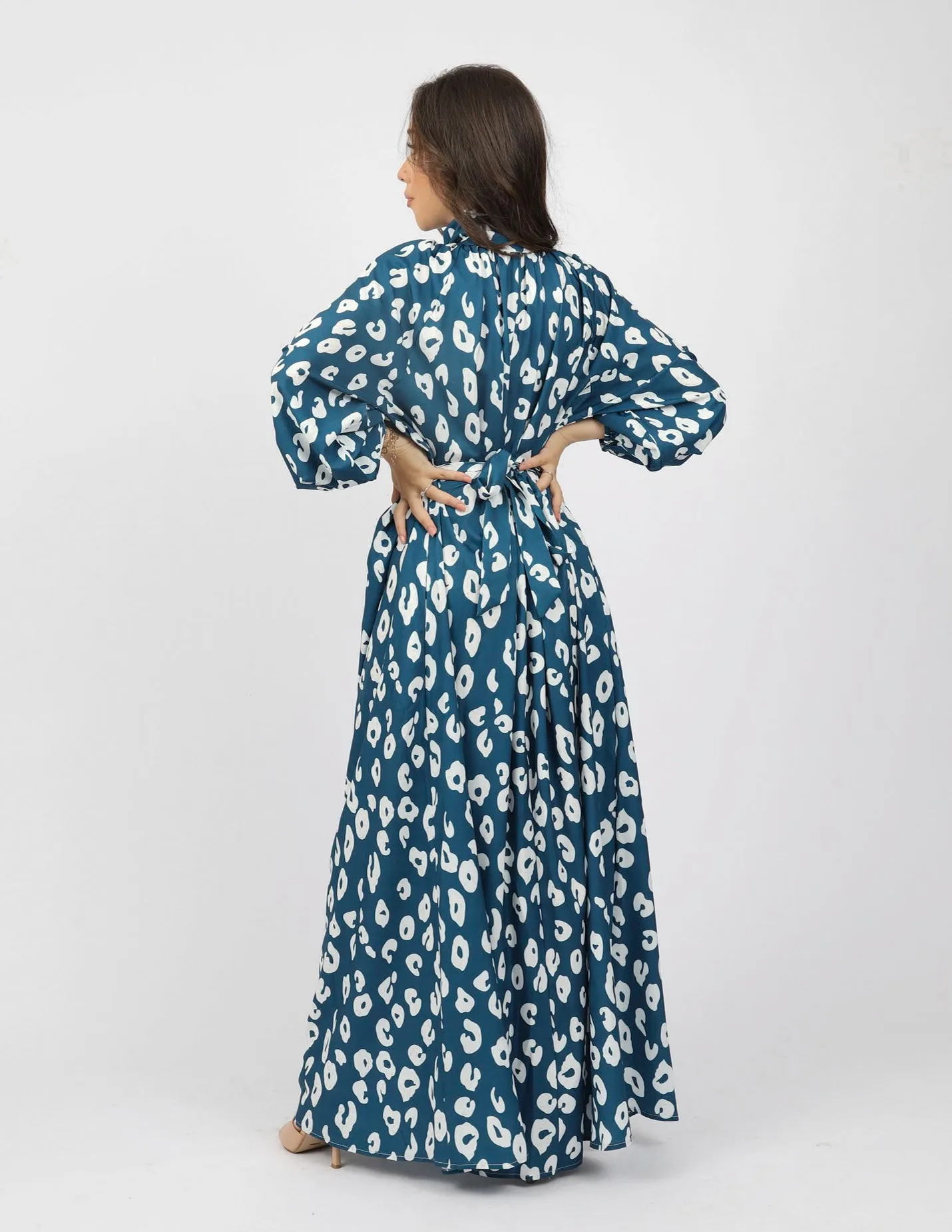 Elaine Maxi Dress - Ocean Blue