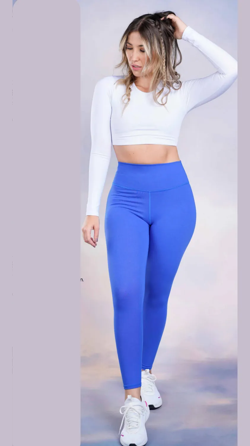 Electric Blue Workout Leggings