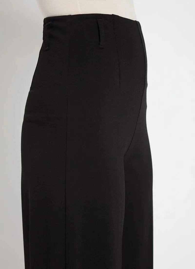 Ellis Culottes Ponte Crop in black by Lysse