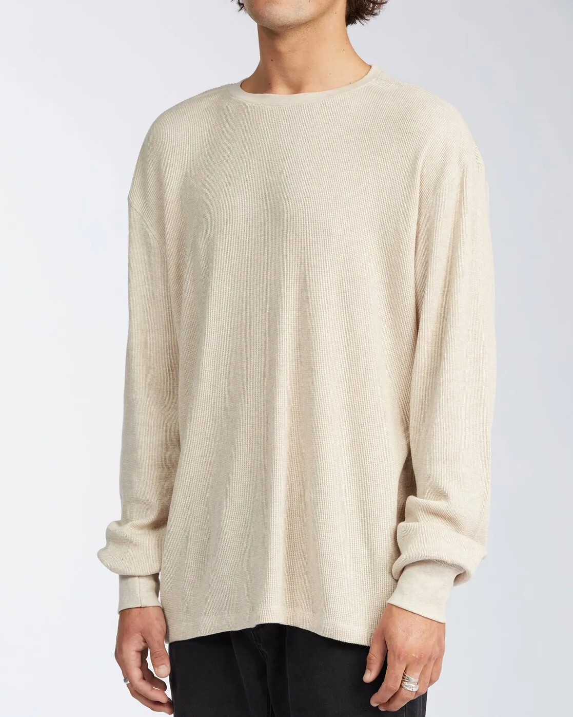 Essential Long Sleeve Thermal - Sand Heather