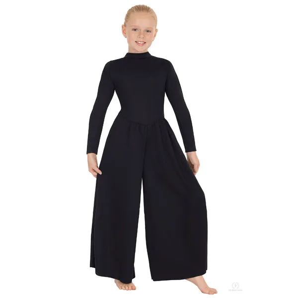 Eurotard 13846C Girls Simplicity High Neck Jumpsuit