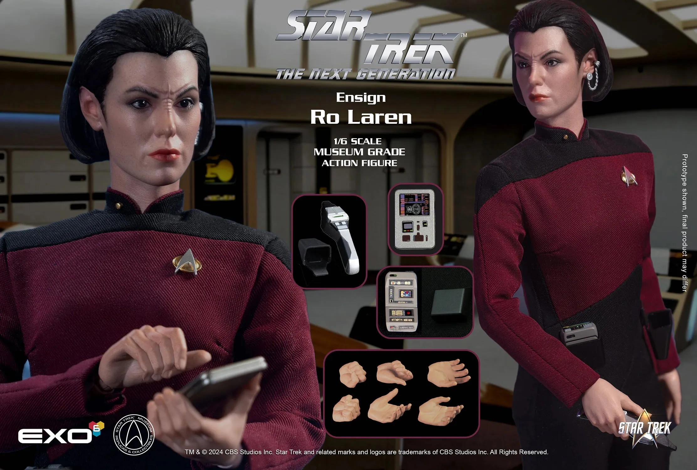 EXO-6 Star Trek: The Next Generation Ensign Ro Laren 1/6 Scale Collectible Figure