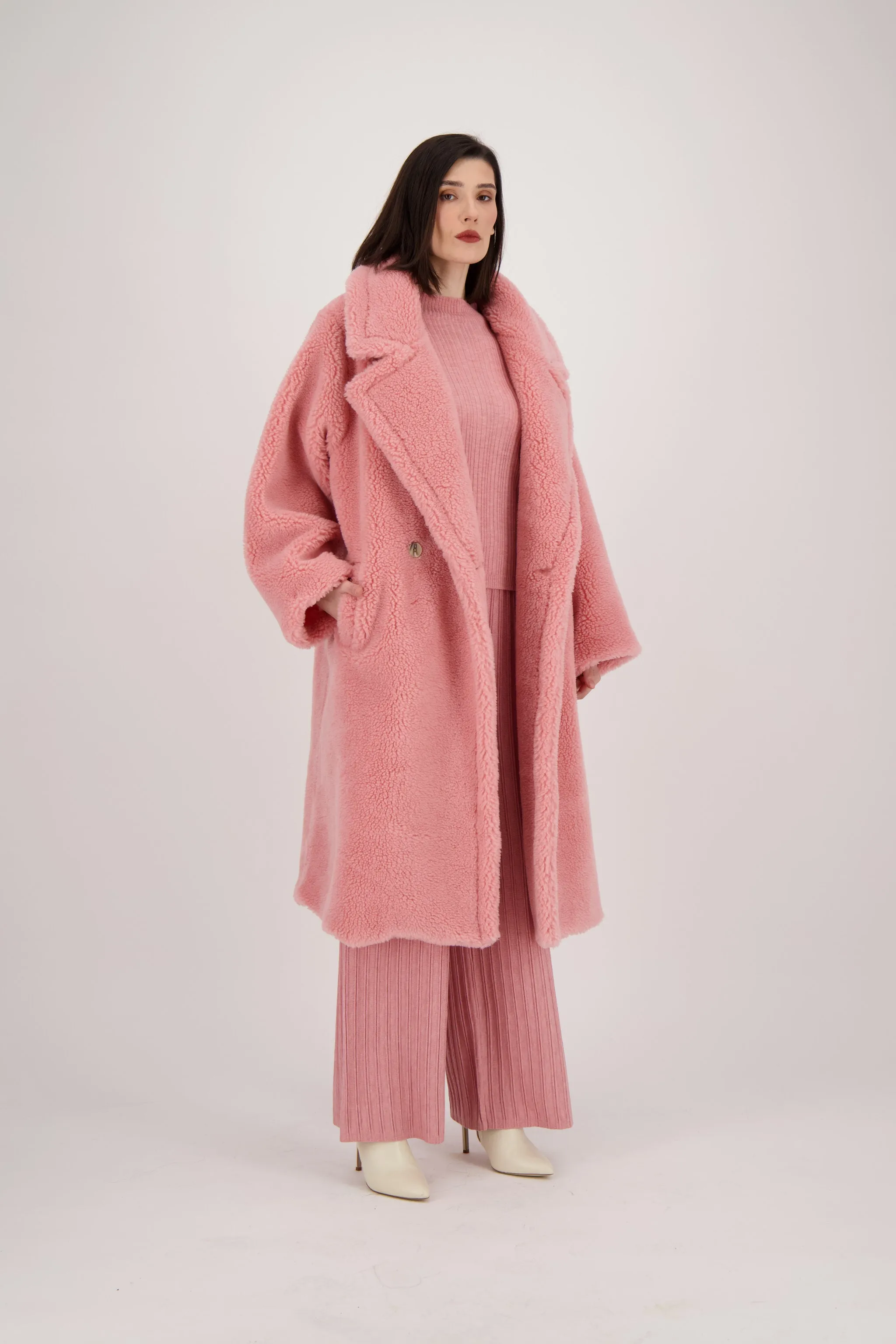 Faux Berber Teddy Coat