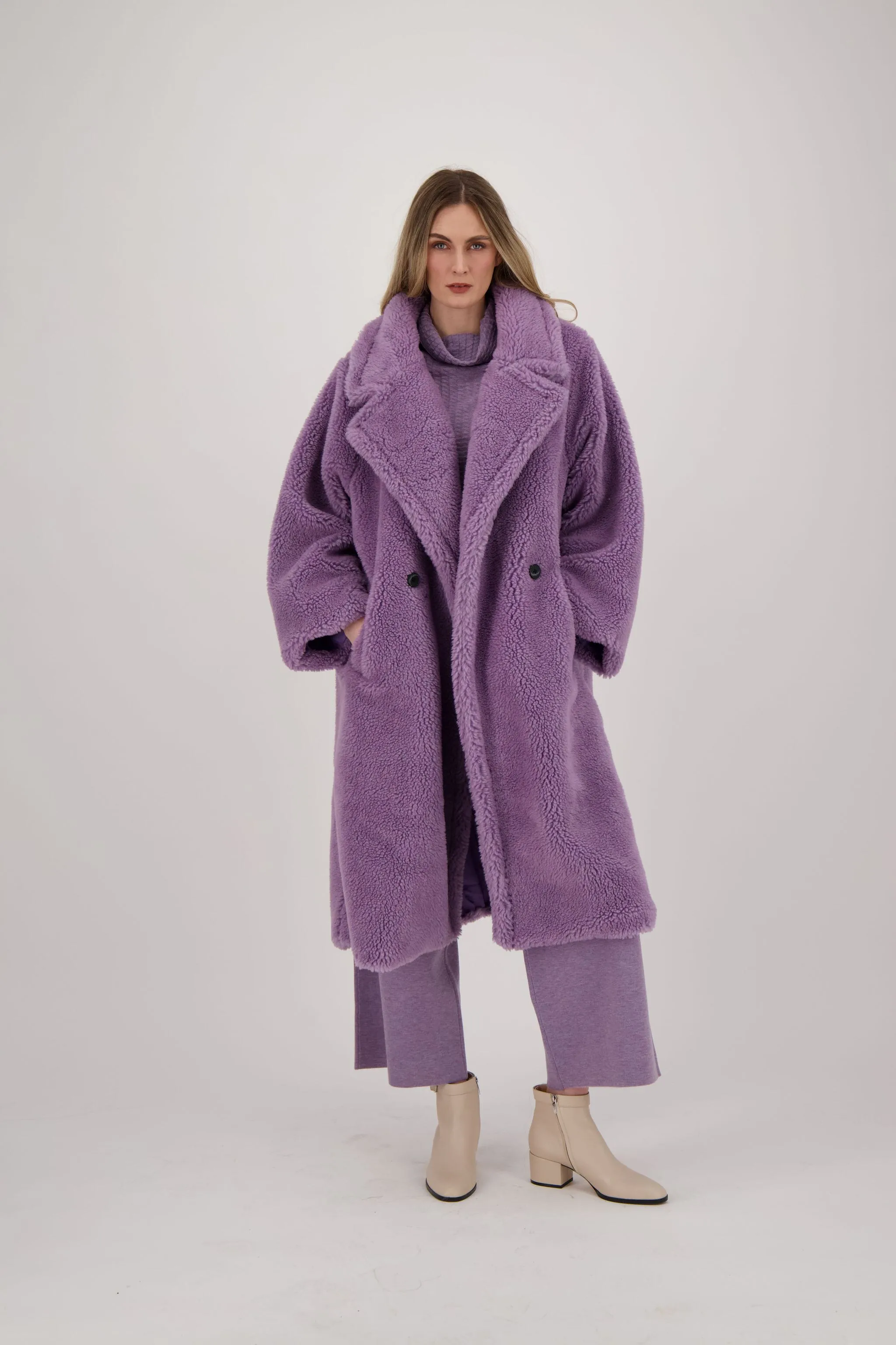 Faux Berber Teddy Coat