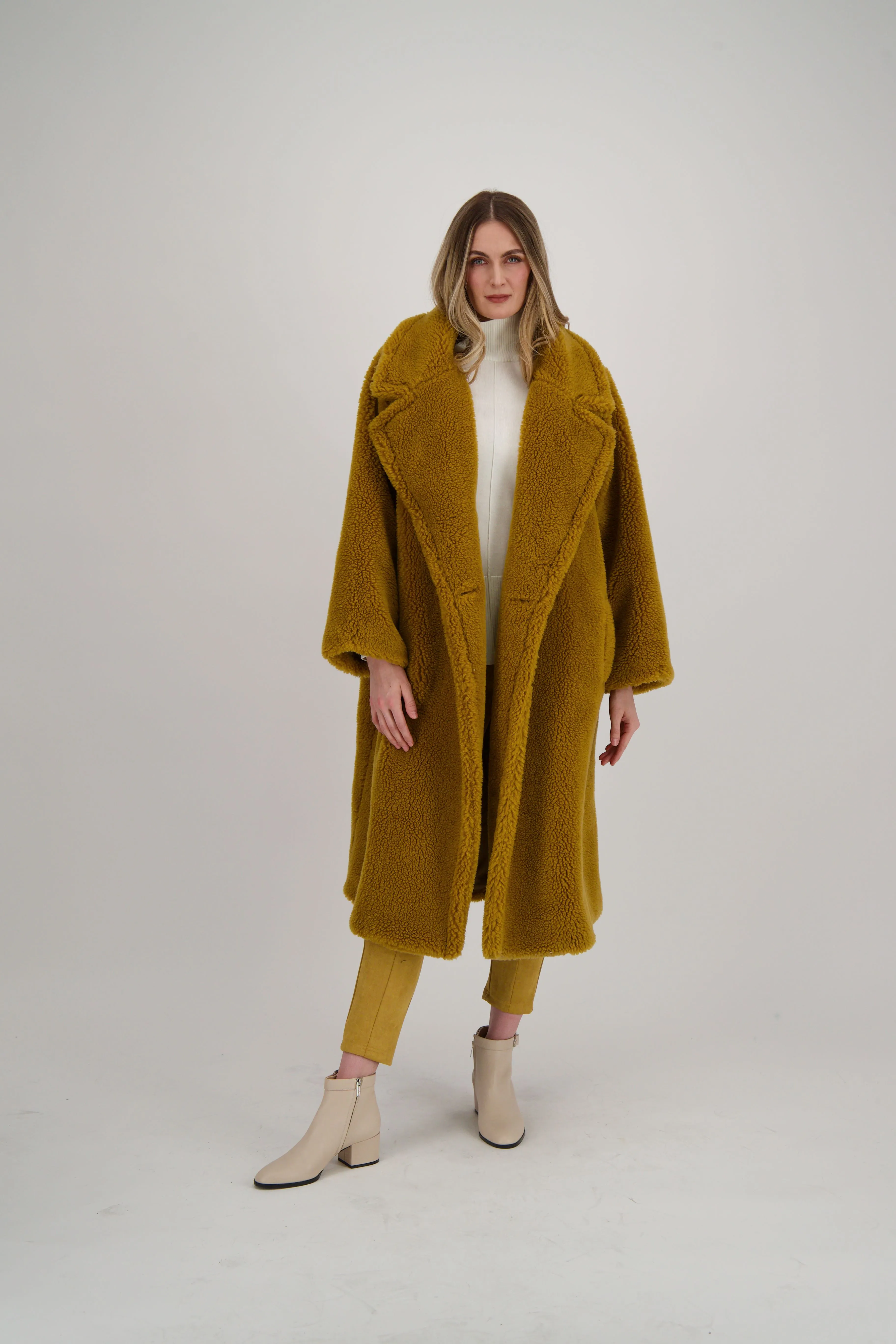 Faux Berber Teddy Coat