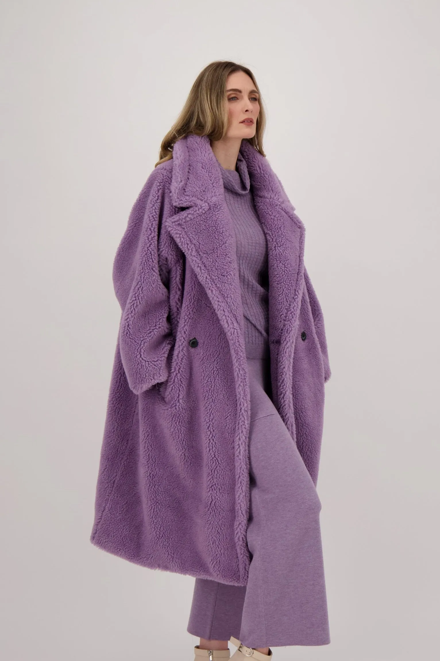 Faux Berber Teddy Coat