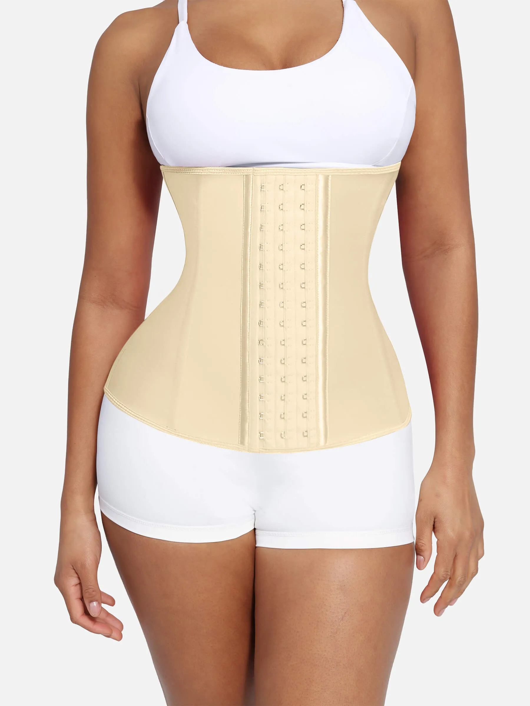 Feelingirl Latex Waist Trainer Waist Cincher Corset