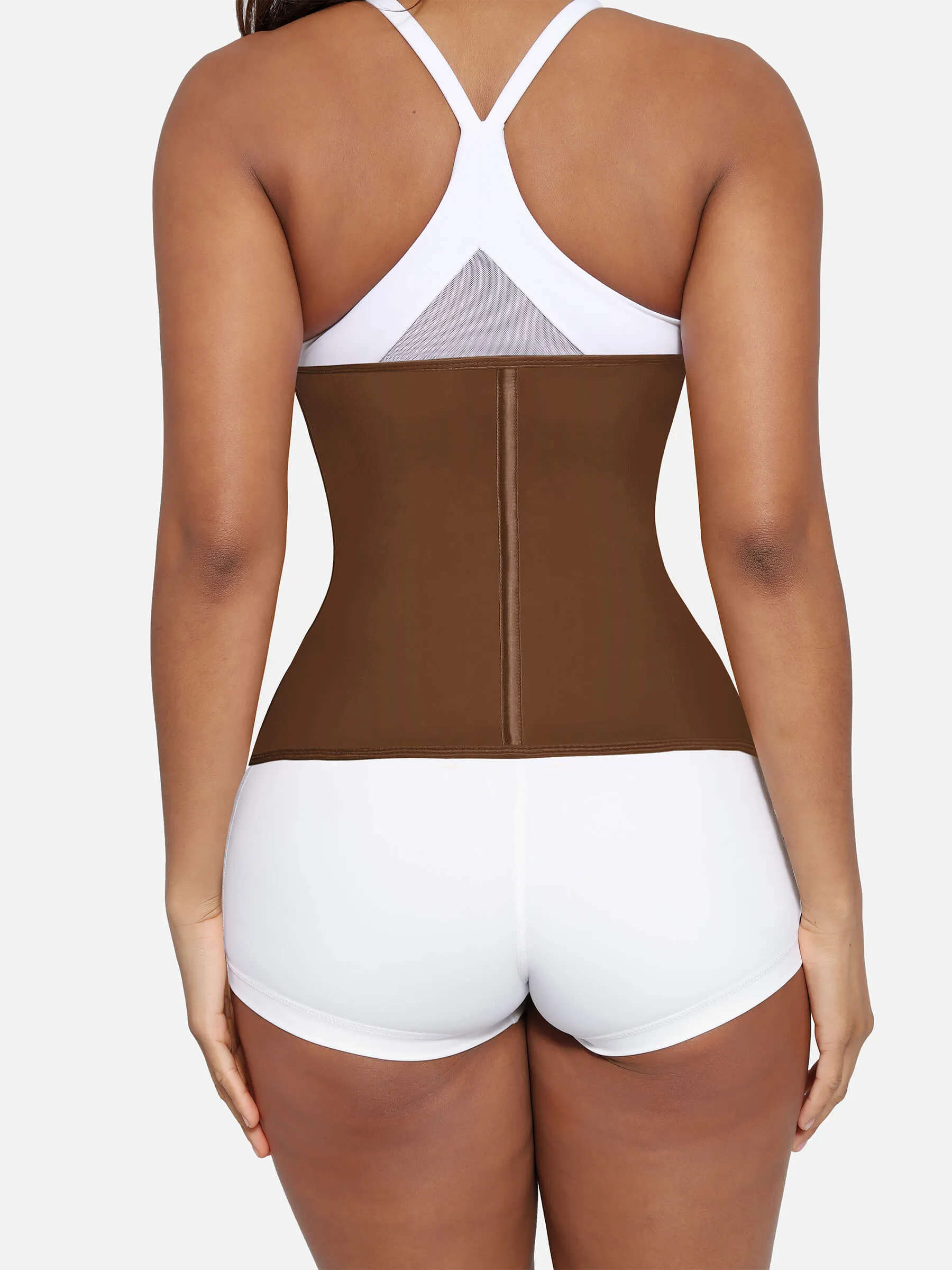 Feelingirl Latex Waist Trainer Waist Cincher Corset