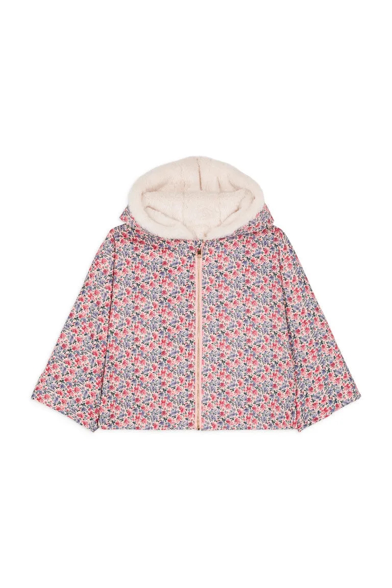 Felvet Reversible Coat( Blush Floral World)