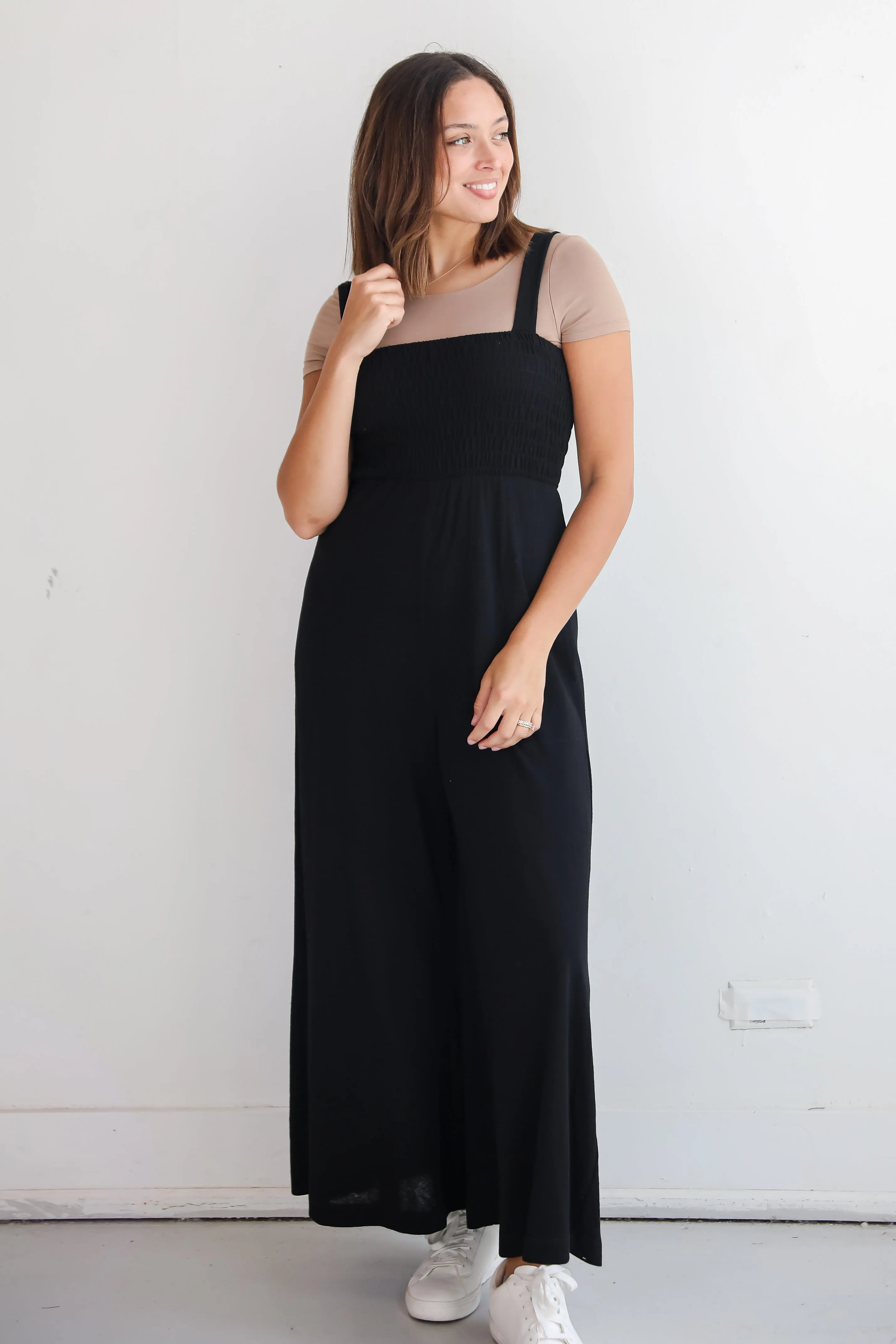 FINAL SALE - Iconic Situation Smocked Jumpsuit