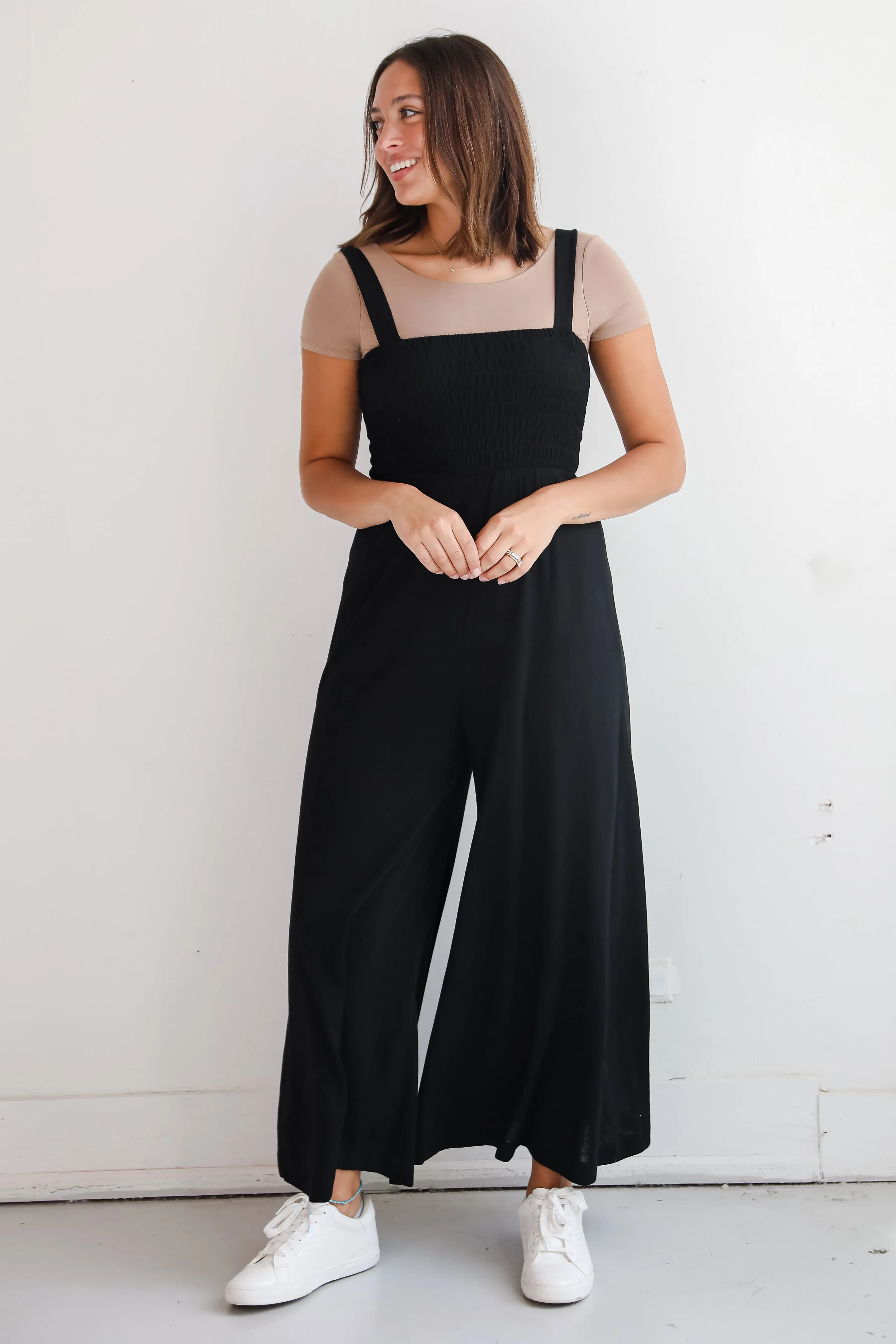 FINAL SALE - Iconic Situation Smocked Jumpsuit