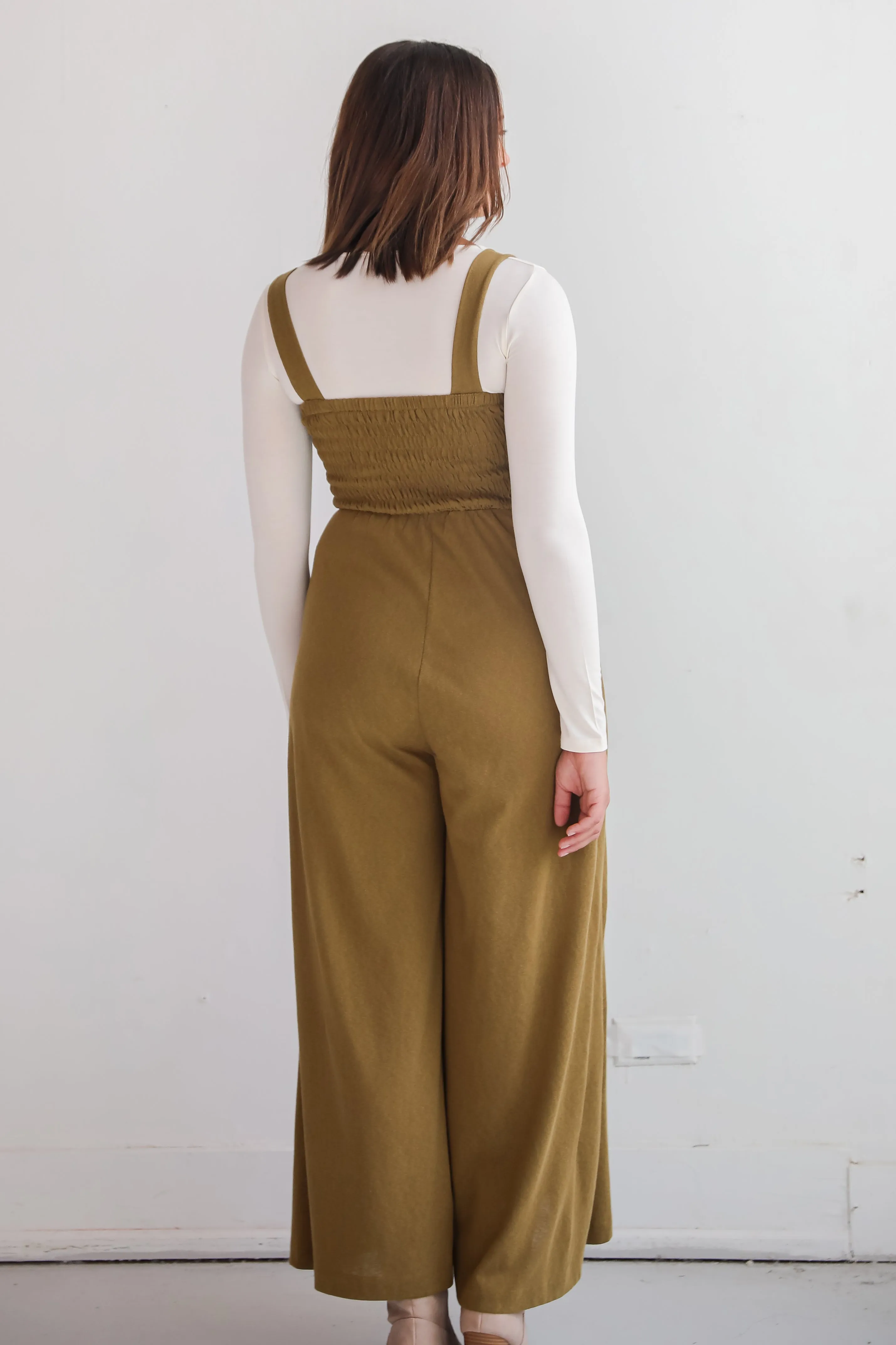 FINAL SALE - Iconic Situation Smocked Jumpsuit