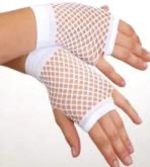 Fingerless Fishnet Gloves