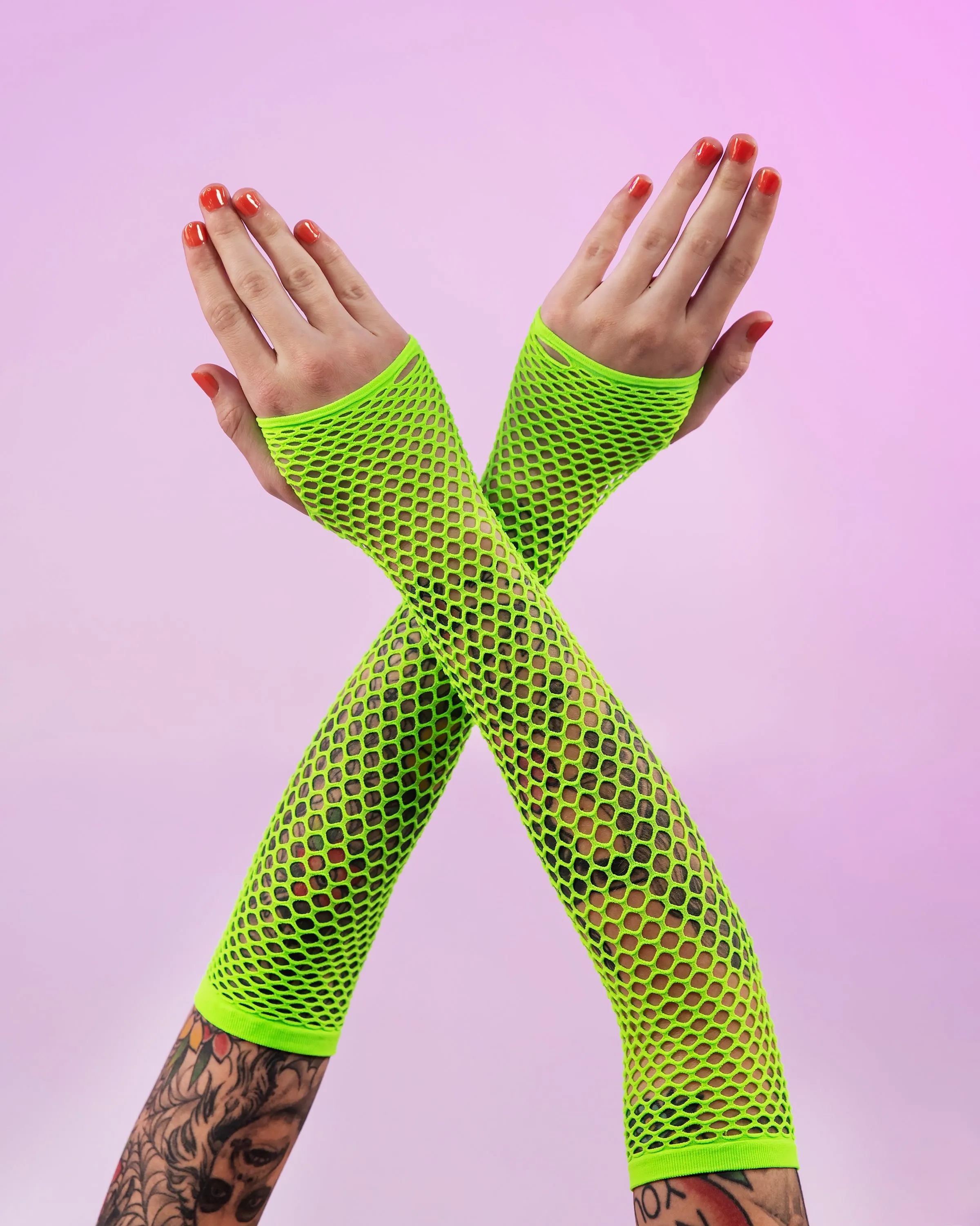 Fishnet Fingerless Gloves