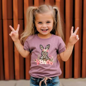 Floral  bunny shirt, Too Hip Too Hop, Toddler Easter shirt, Kids Easter shirt, Easter Bunny shirt, Girls Easter shirt, Baby Easter