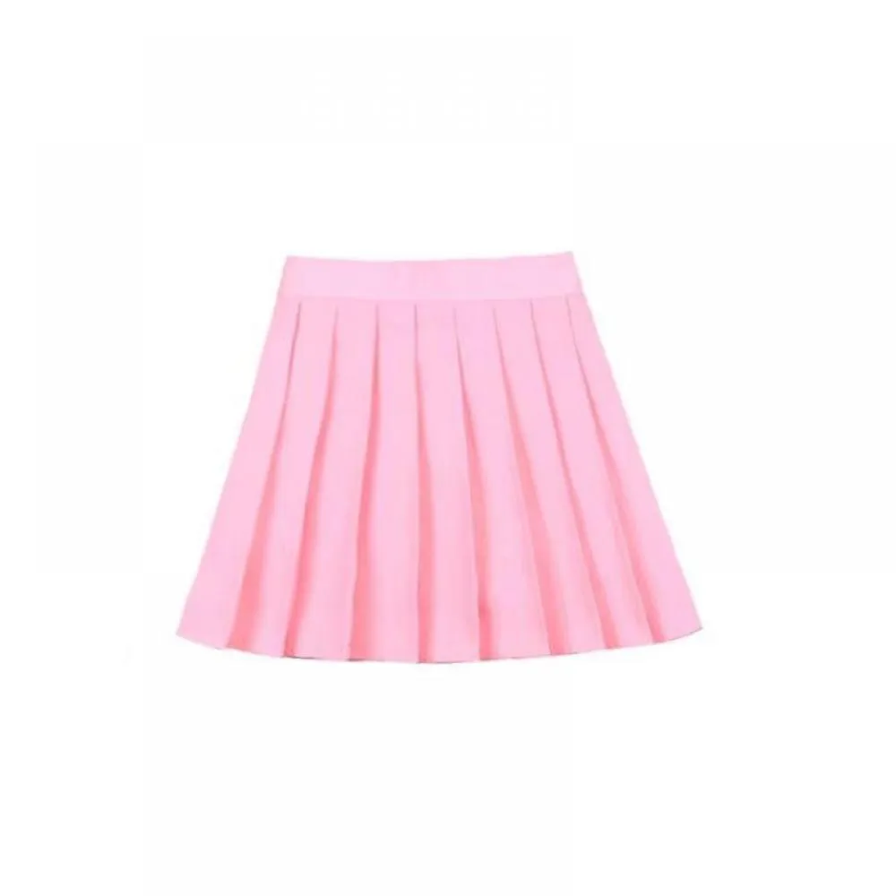 Girls School Pleated Skirt Solid Color Baby Girl Wholesale