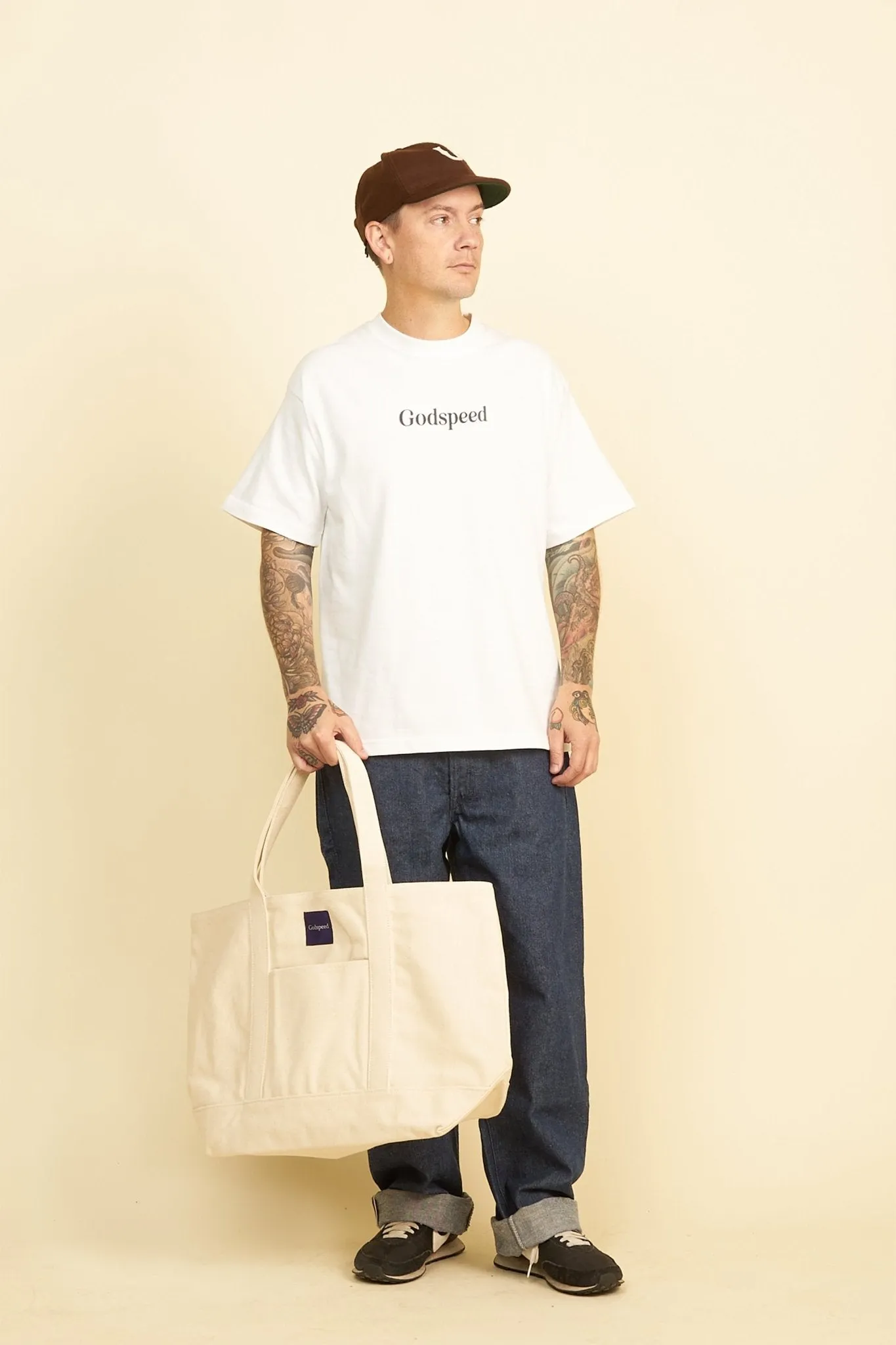 Godspeed 'Zenith' Heavyweight Organic T-Shirt - White