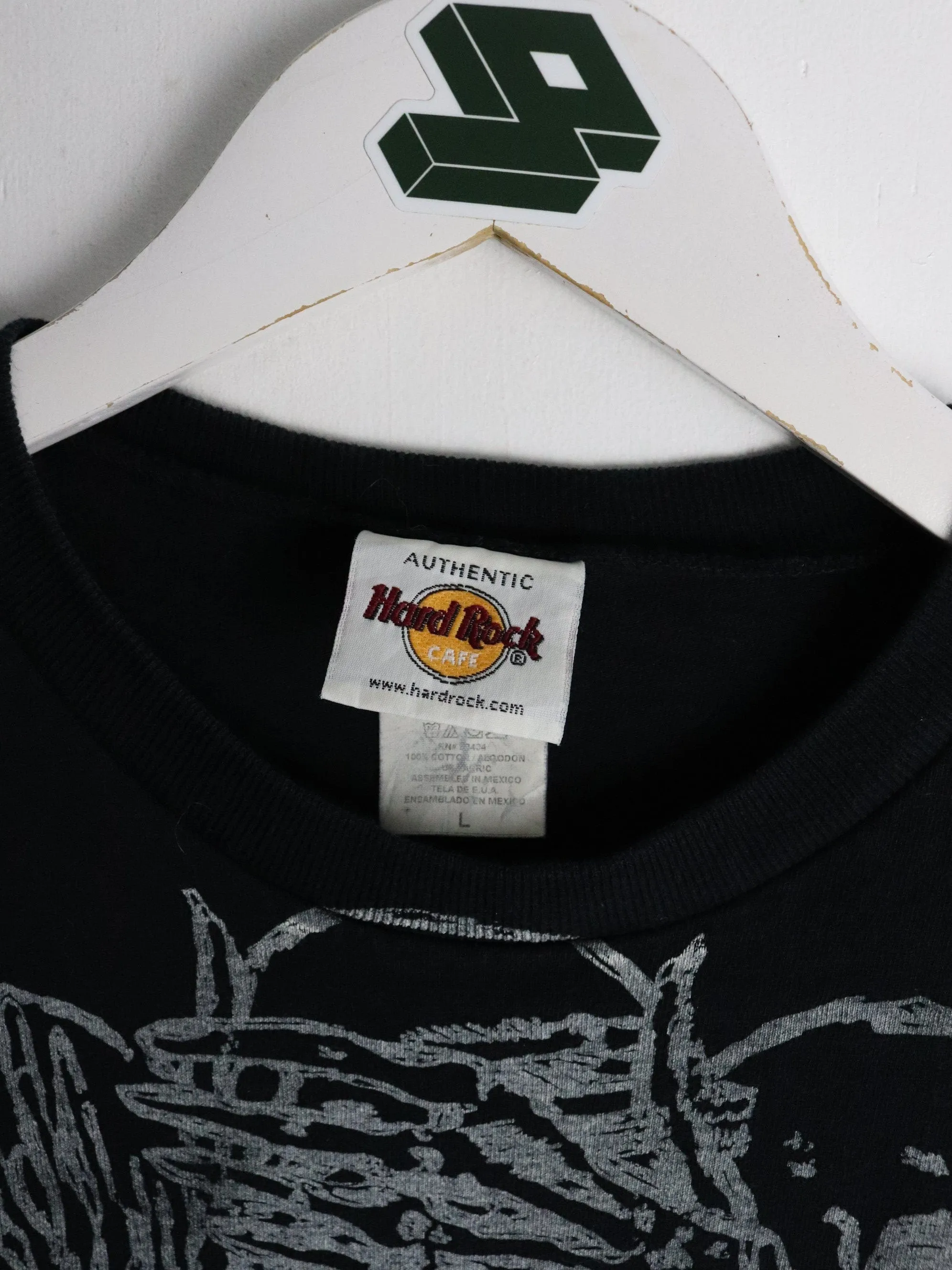 Hard Rock Cafe T Shirt Fits Mens Medium Black Thermal