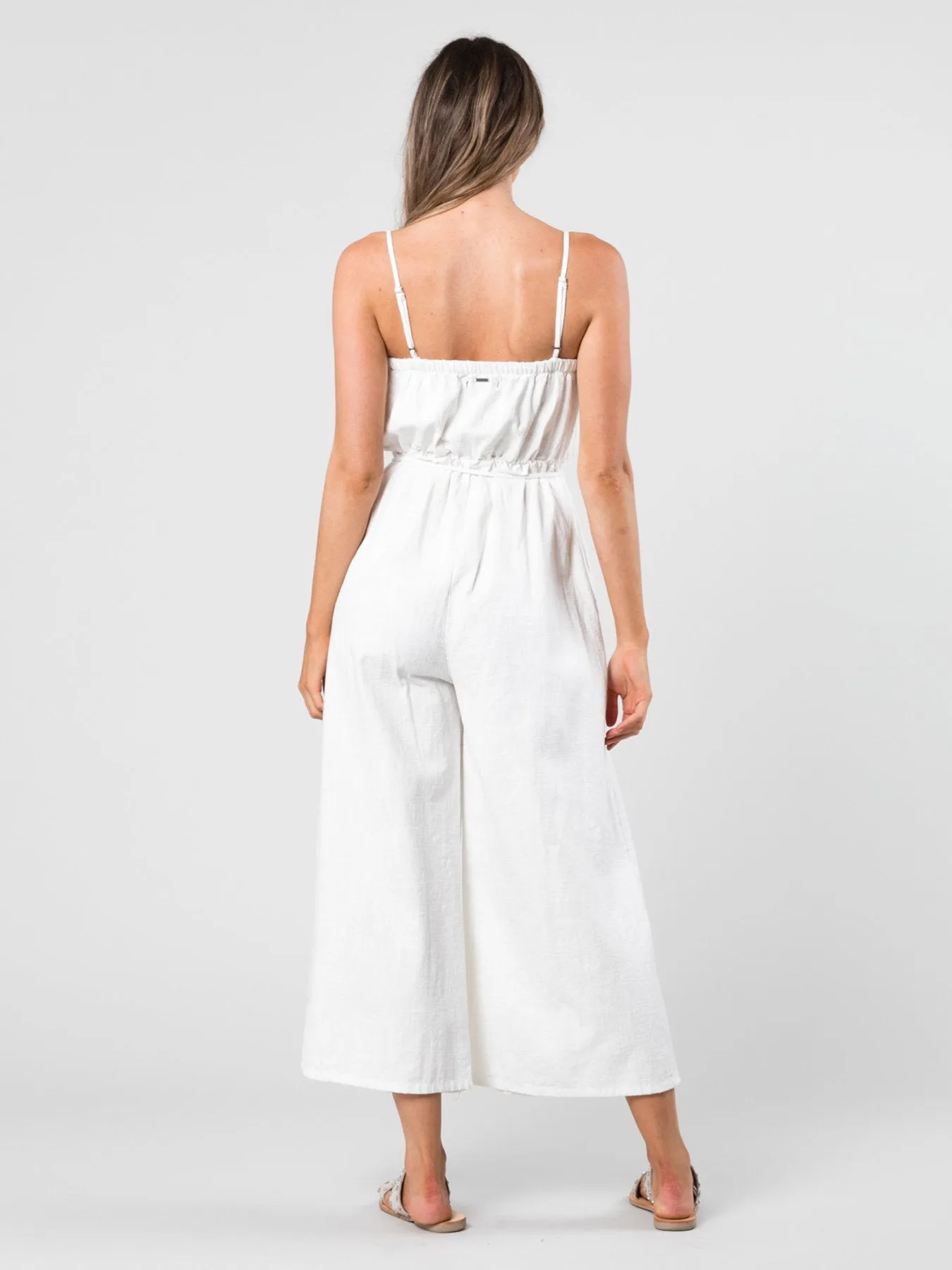 Heartbreaker Flare Jumpsuit - Vintage Cream