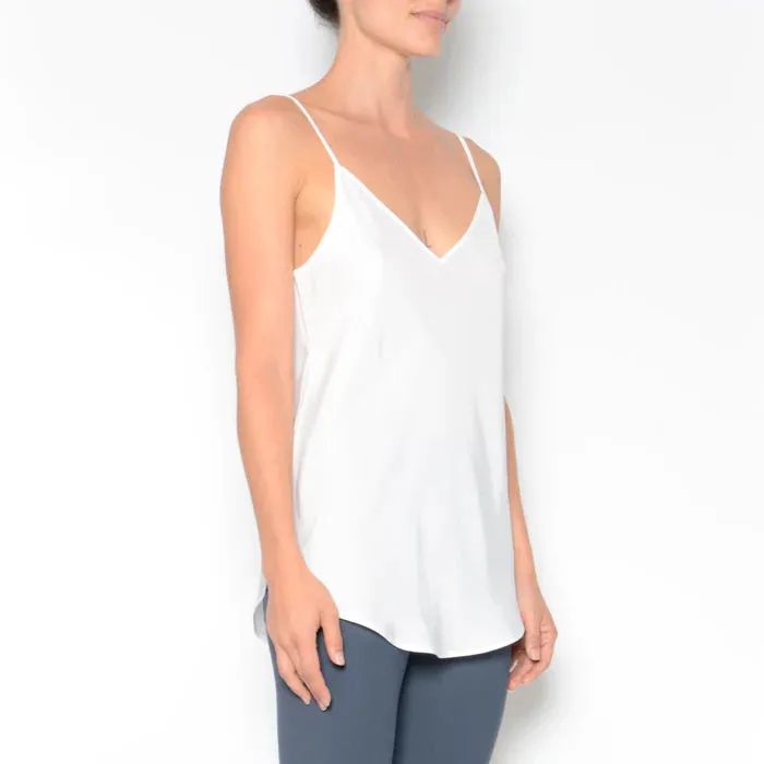 Henrietta Silk Camisole - White