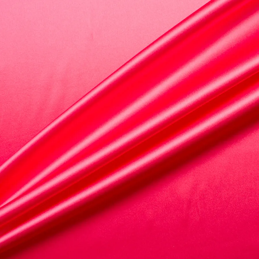 Hot Pink Silk Satin