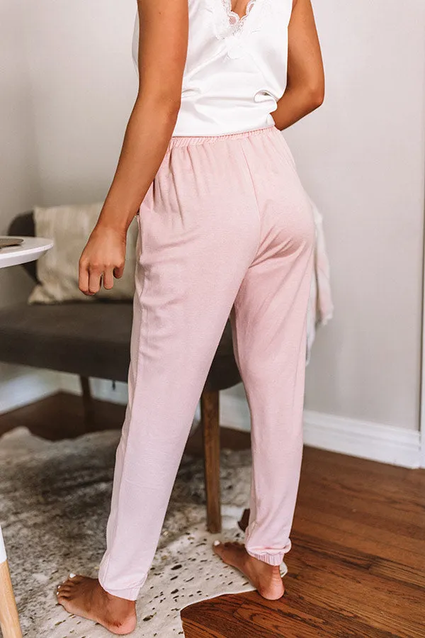 Ideal Comfort Joggers In Blush