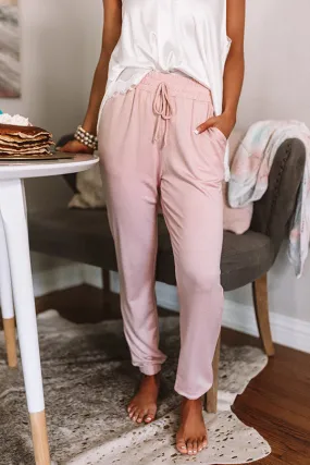 Ideal Comfort Joggers In Blush