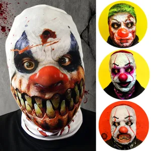 Jack Napier Eric Border Clown Horrible Cosplay Arthur Fleck Adult Full Face Mask Balaclava Hood Prop Scary Halloween