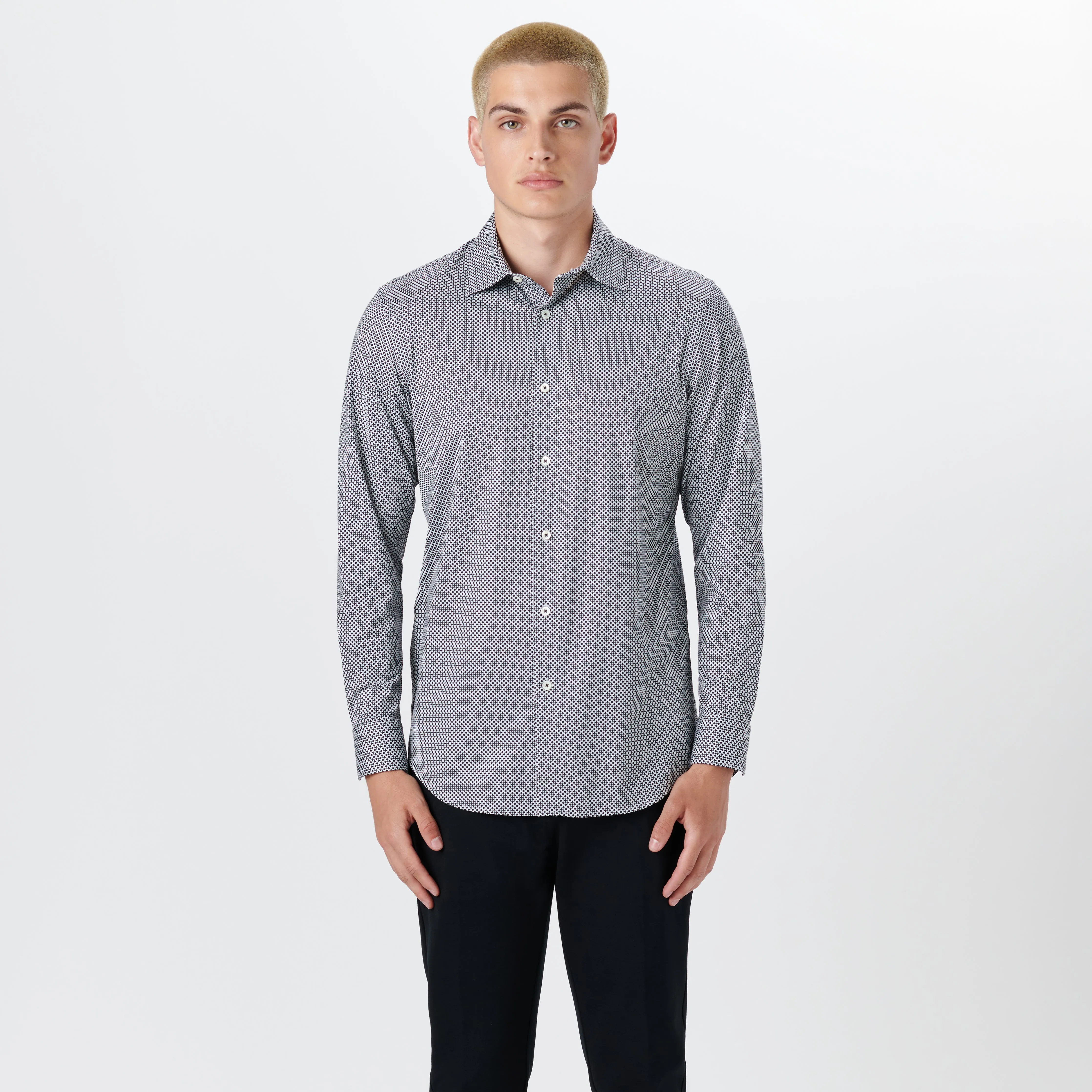 JAMES Diamond Check OoohCotton Shirt