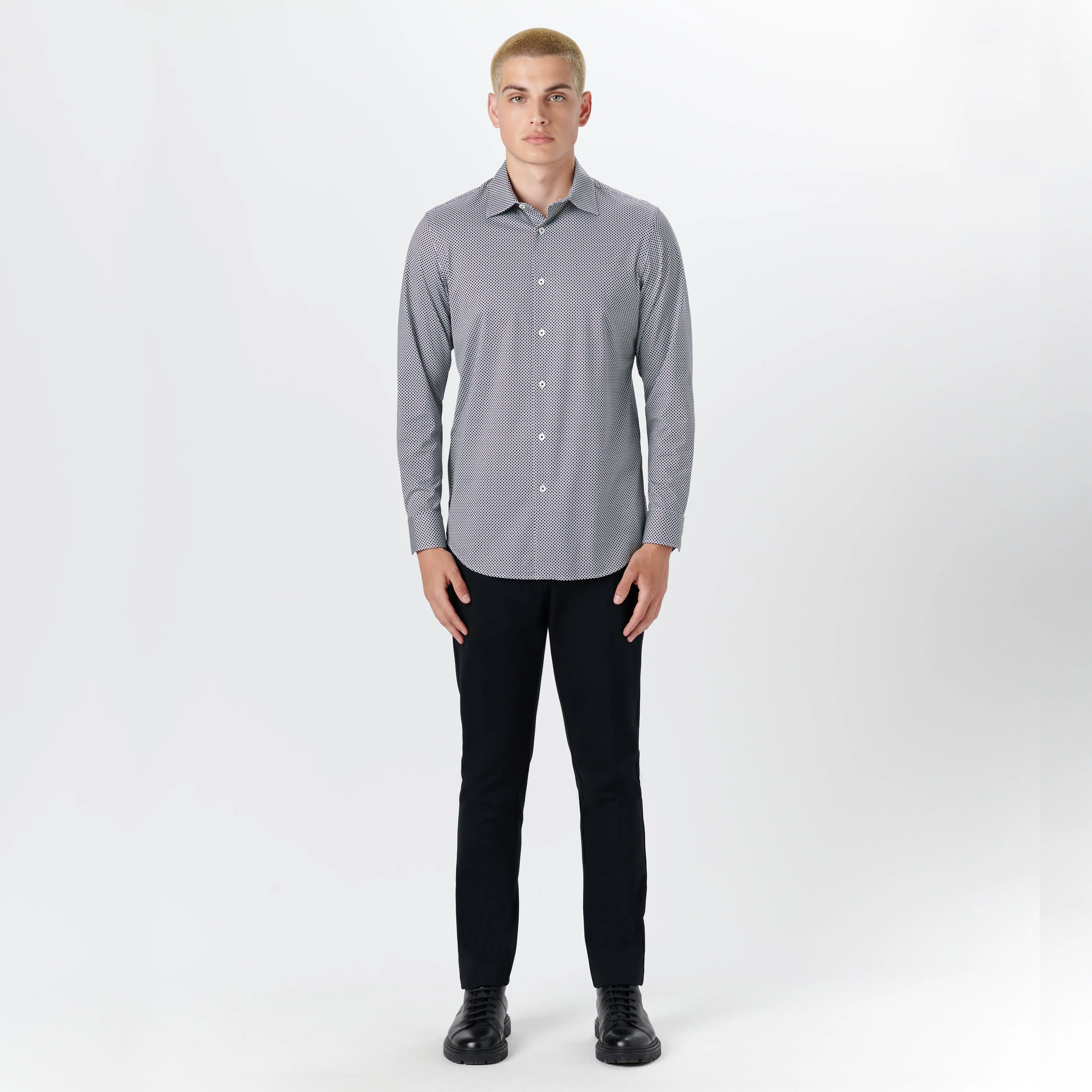 JAMES Diamond Check OoohCotton Shirt