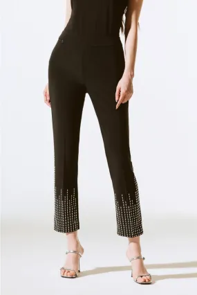 Joseph Ribkoff Embellished Pull-On Cropped Pants 243732