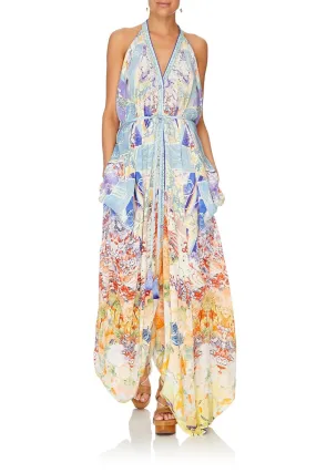 JUMPSUIT WITH DROP CROTCH PANT GIRL IN THE KIMONO