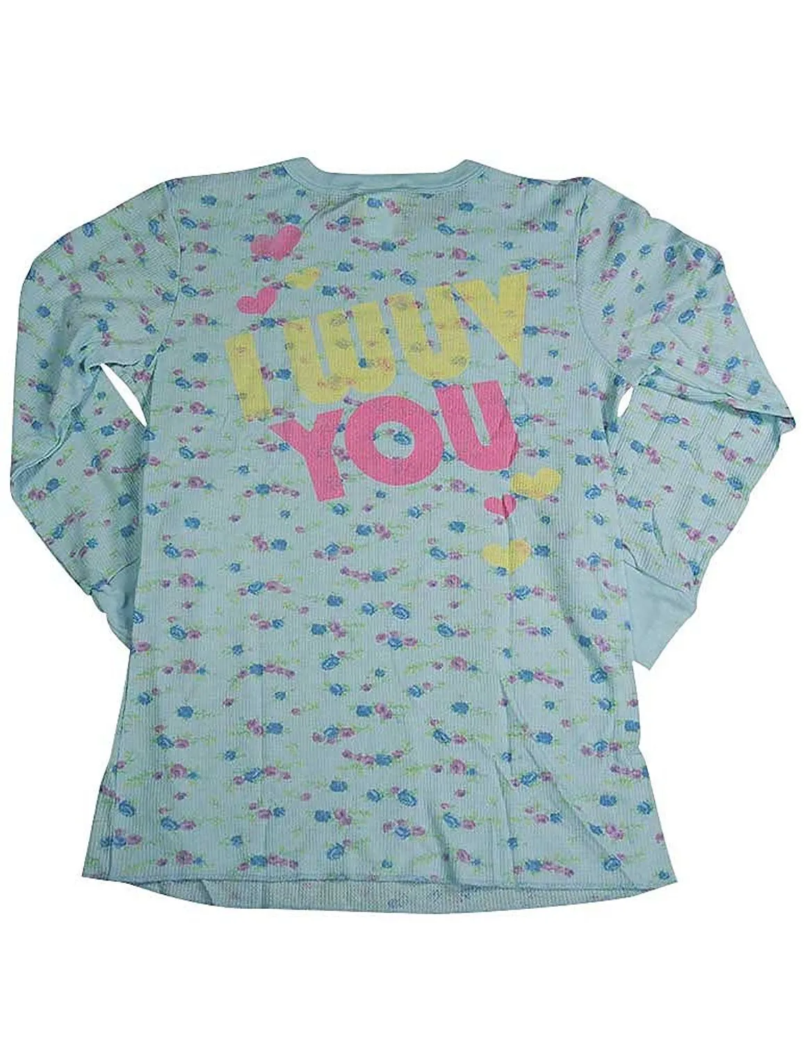 Junk Food - Big Girls' Long Sleeve Floral Thermal with Tweety Bird Tee Shirt