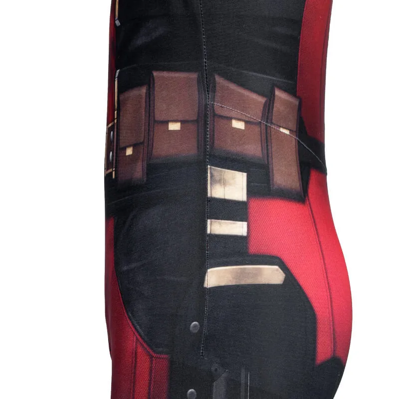 Kids Deadpool Bodysuit Deadpool Jumpsuit Wade Wilson Halloween Costume BEcostume