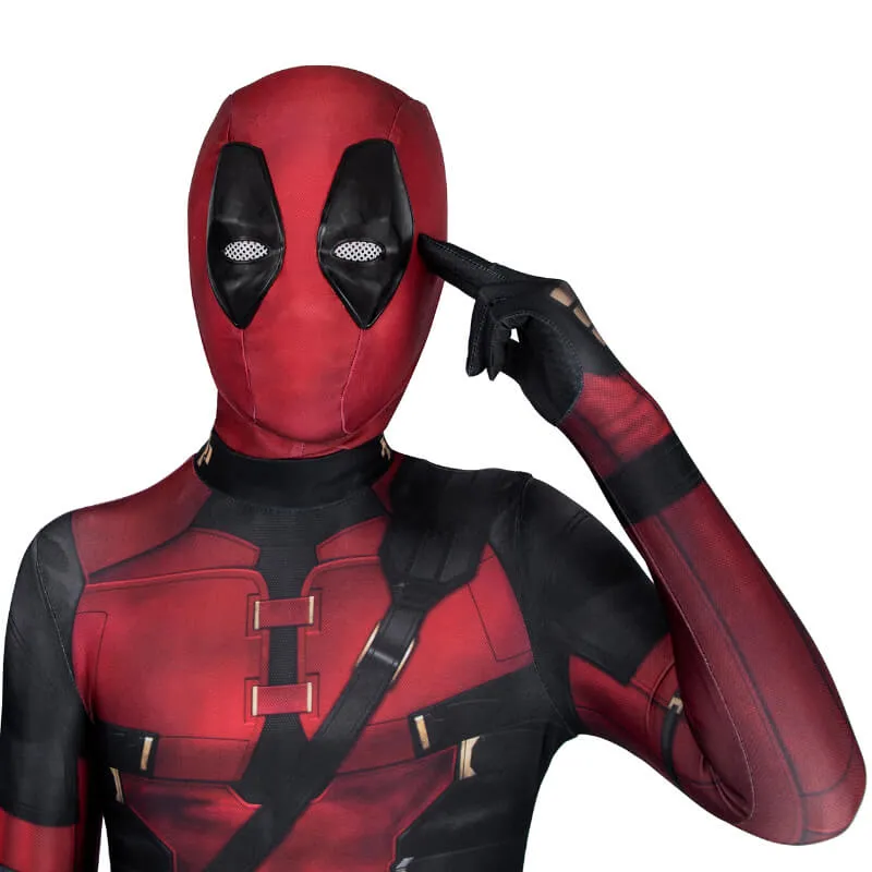 Kids Deadpool Bodysuit Deadpool Jumpsuit Wade Wilson Halloween Costume BEcostume