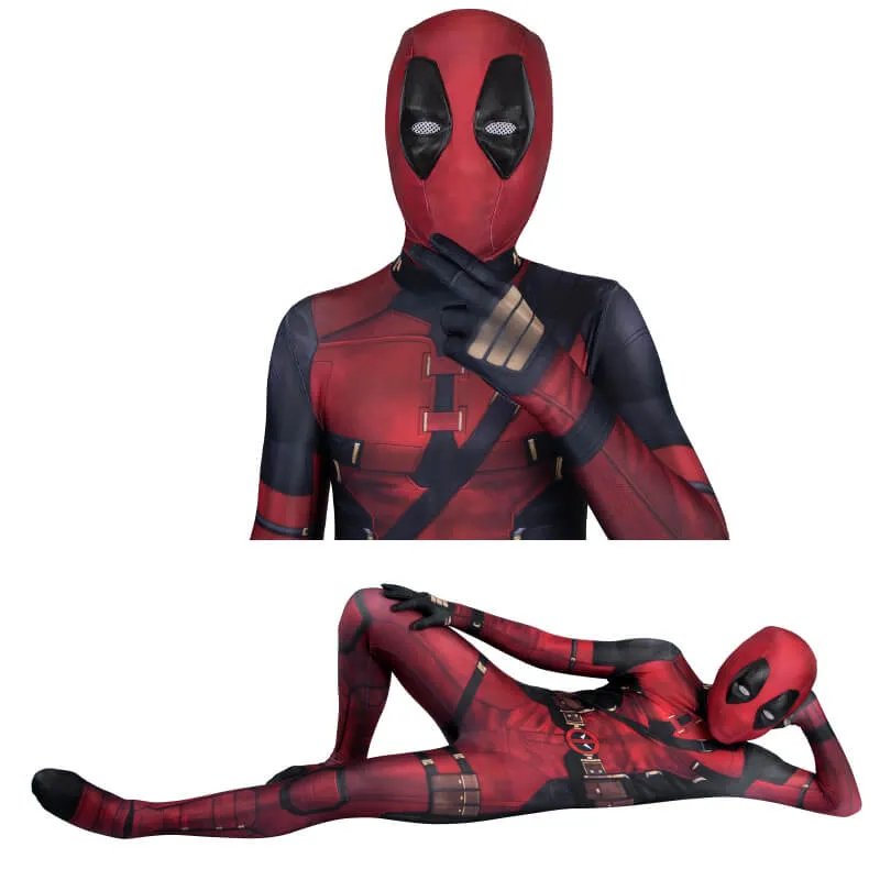 Kids Deadpool Bodysuit Deadpool Jumpsuit Wade Wilson Halloween Costume BEcostume