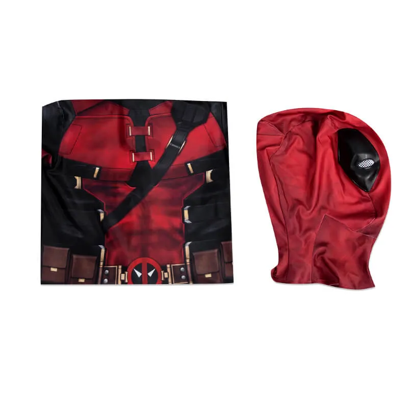 Kids Deadpool Bodysuit Deadpool Jumpsuit Wade Wilson Halloween Costume BEcostume