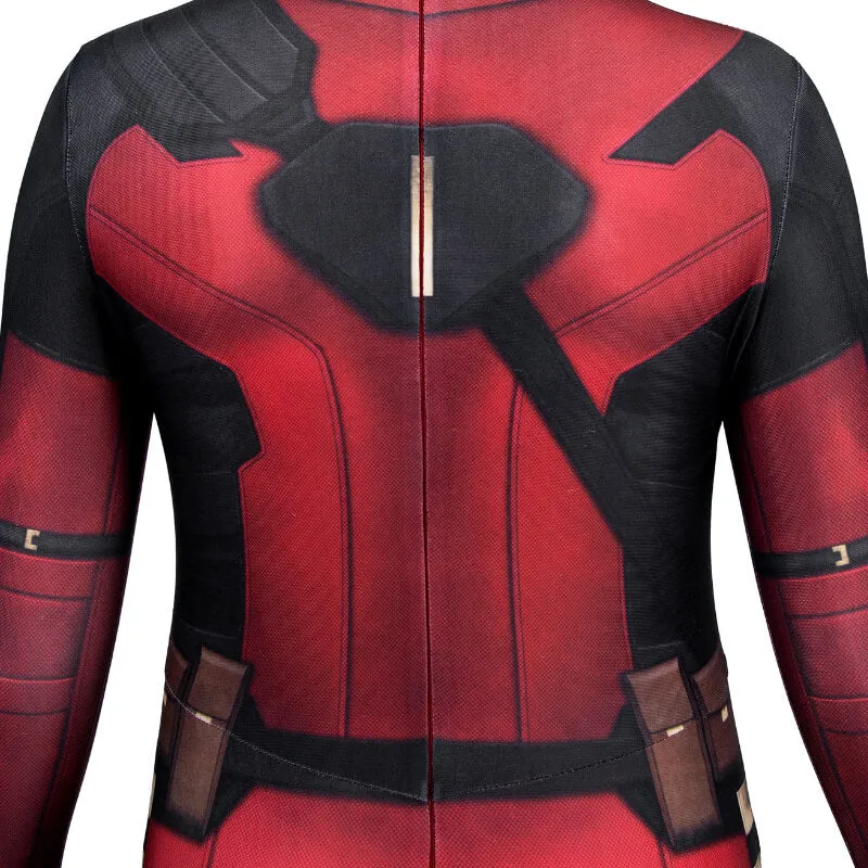 Kids Deadpool Bodysuit Deadpool Jumpsuit Wade Wilson Halloween Costume BEcostume