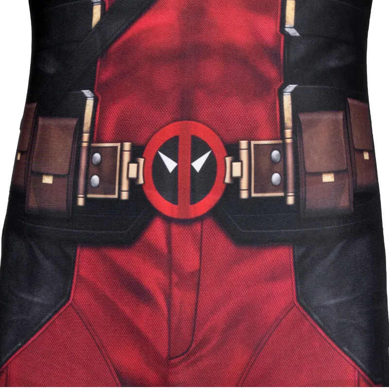 Kids Deadpool Bodysuit Deadpool Jumpsuit Wade Wilson Halloween Costume BEcostume