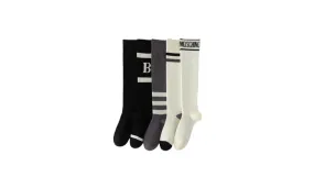 Knee-Length Striped High Socks For Women