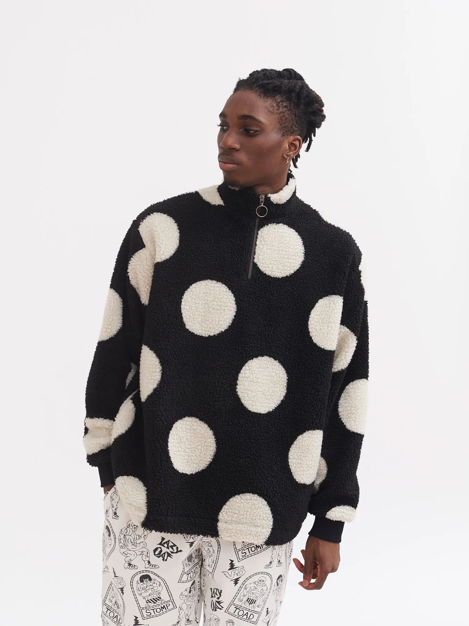 Lazy Oaf Giant Polka Fleece